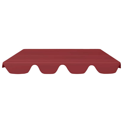 Replacement Canopy for Garden Swing Wine Red 150/130x105/70 cm