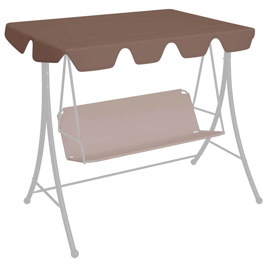 Replacement Canopy | Brown | Fabric with PVC coating