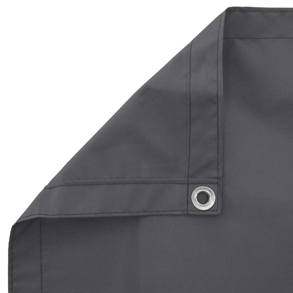 Balcony Screen Anthracite 75x500 cm Oxford Fabric