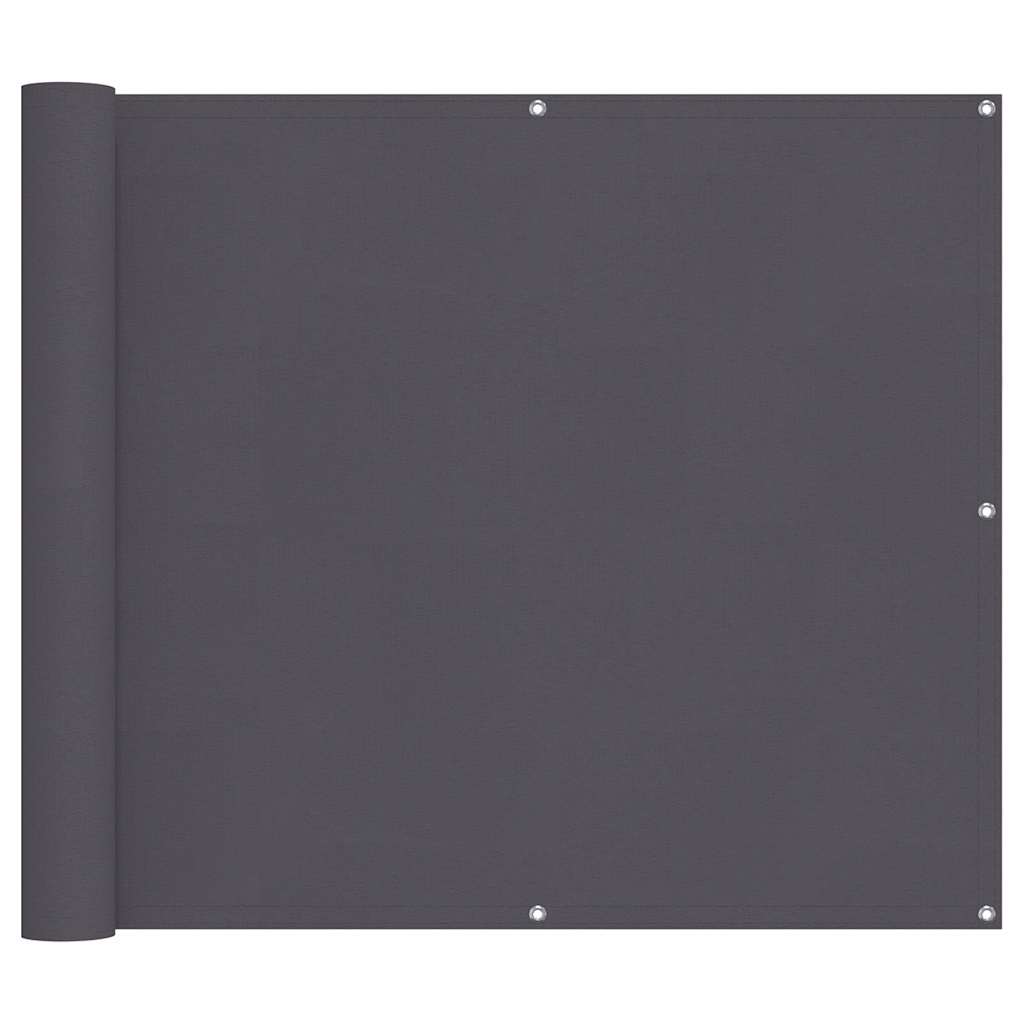 Balcony Screen Anthracite 90x300 cm Oxford Fabric