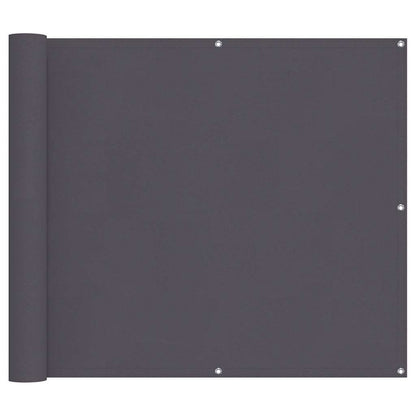 Balcony Screen Anthracite 90x300 cm Oxford Fabric
