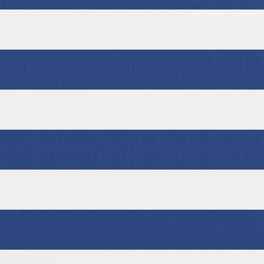 Balcony Screen White and Blue 75x400 cm Oxford Fabric
