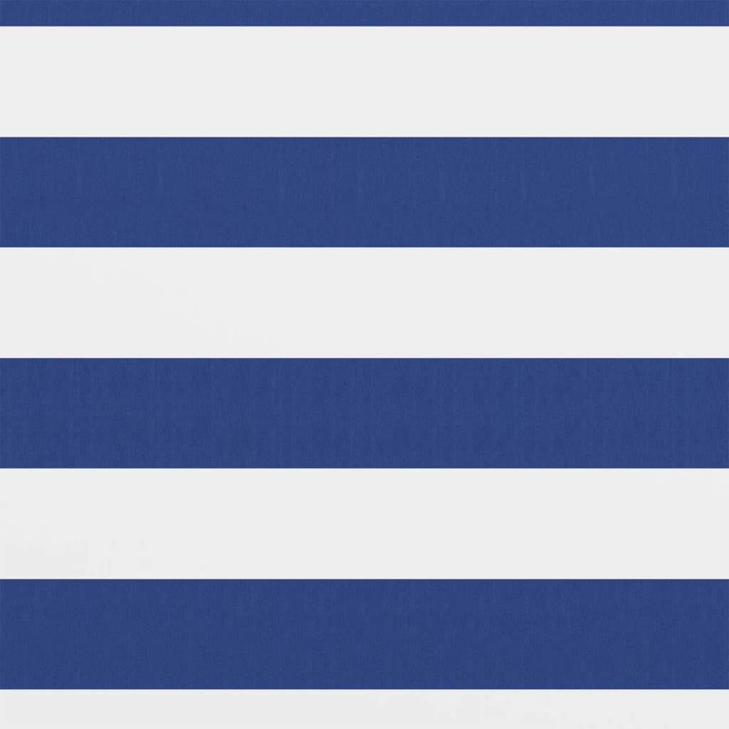 Balcony Screen White and Blue 120x400 cm Oxford Fabric