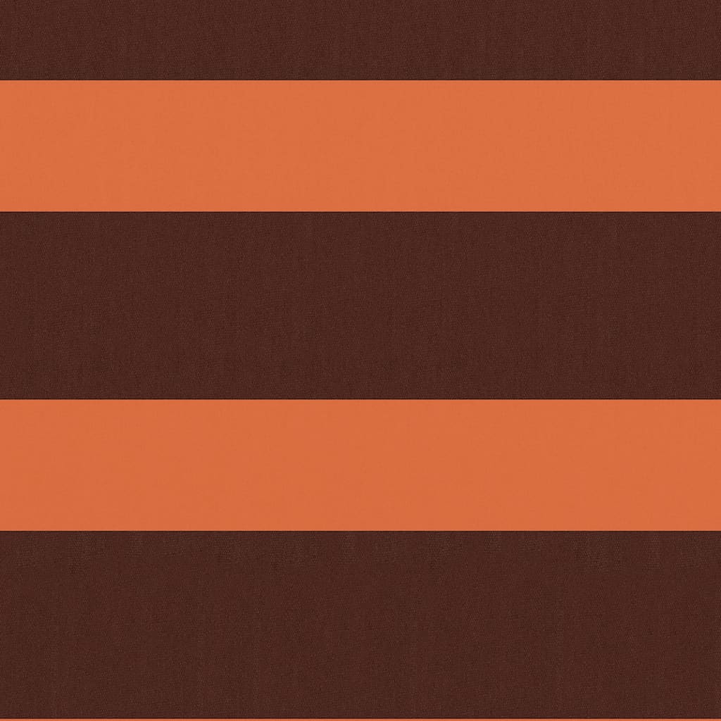Balcony Screen Orange and Brown 75x600 cm Oxford Fabric