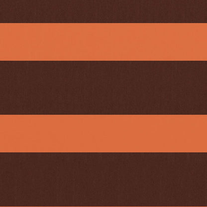 Balcony Screen Orange and Brown 90x600 cm Oxford Fabric