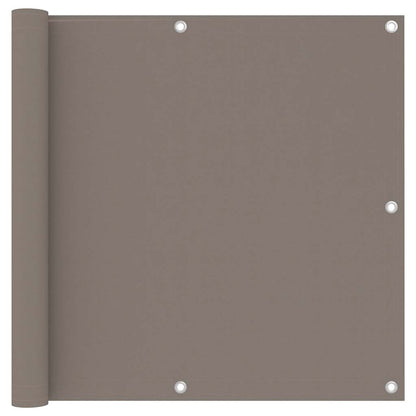 Balcony Screen Taupe 90x300 cm Oxford Fabric