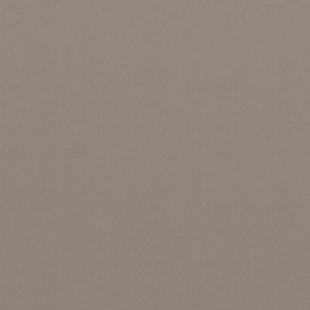 Balcony Screen Taupe 120x600 cm Oxford Fabric