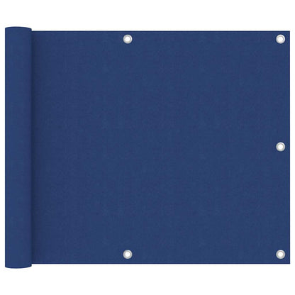 Balcony Screen Blue 75x400 cm Oxford Fabric