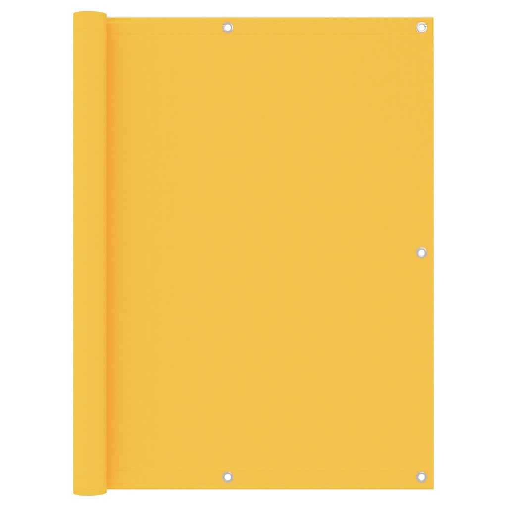 Balcony Screen Yellow 120x300 cm Oxford Fabric