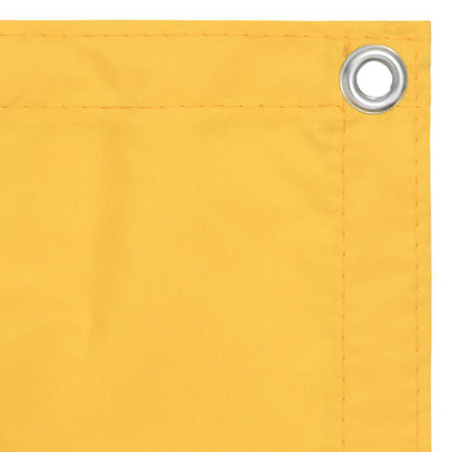 Balcony Screen Yellow 120x300 cm Oxford Fabric