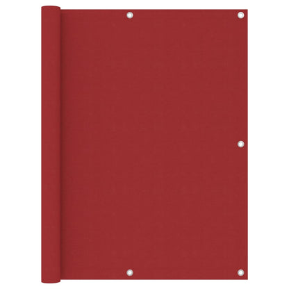 Balcony Screen Red 120x400 cm Oxford Fabric
