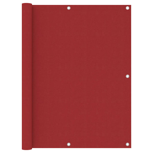 Balcony Screen Red 120x400 cm Oxford Fabric