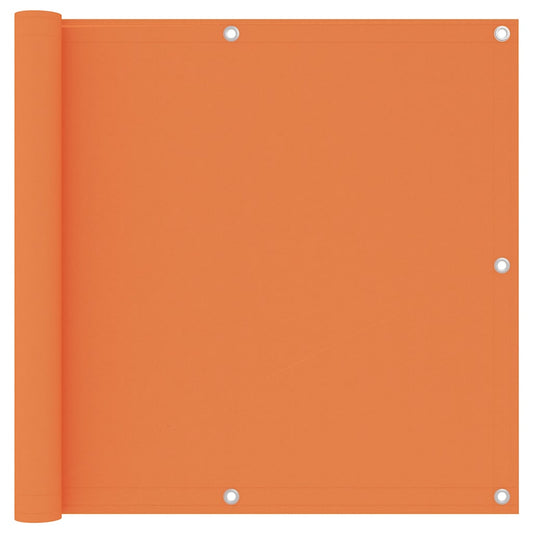 Balcony Screen Orange 90x400 cm Oxford Fabric