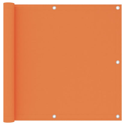 Balcony Screen Orange 90x600 cm Oxford Fabric