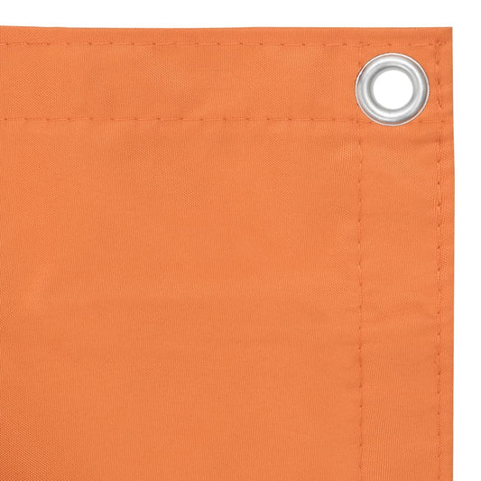 Balcony Screen Orange 120x500 cm Oxford Fabric