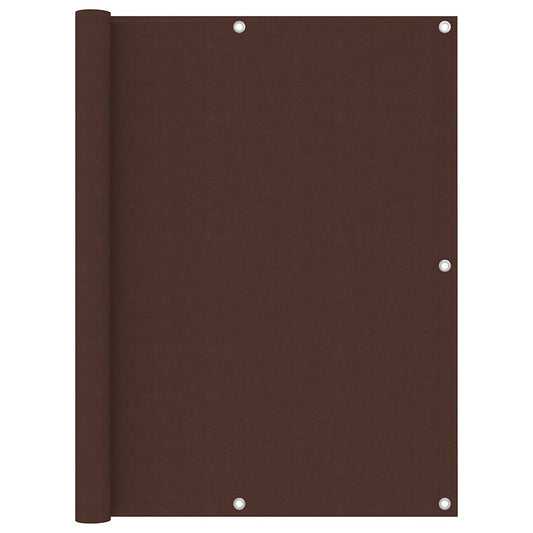 Balcony Screen Brown 120x300 cm Oxford Fabric