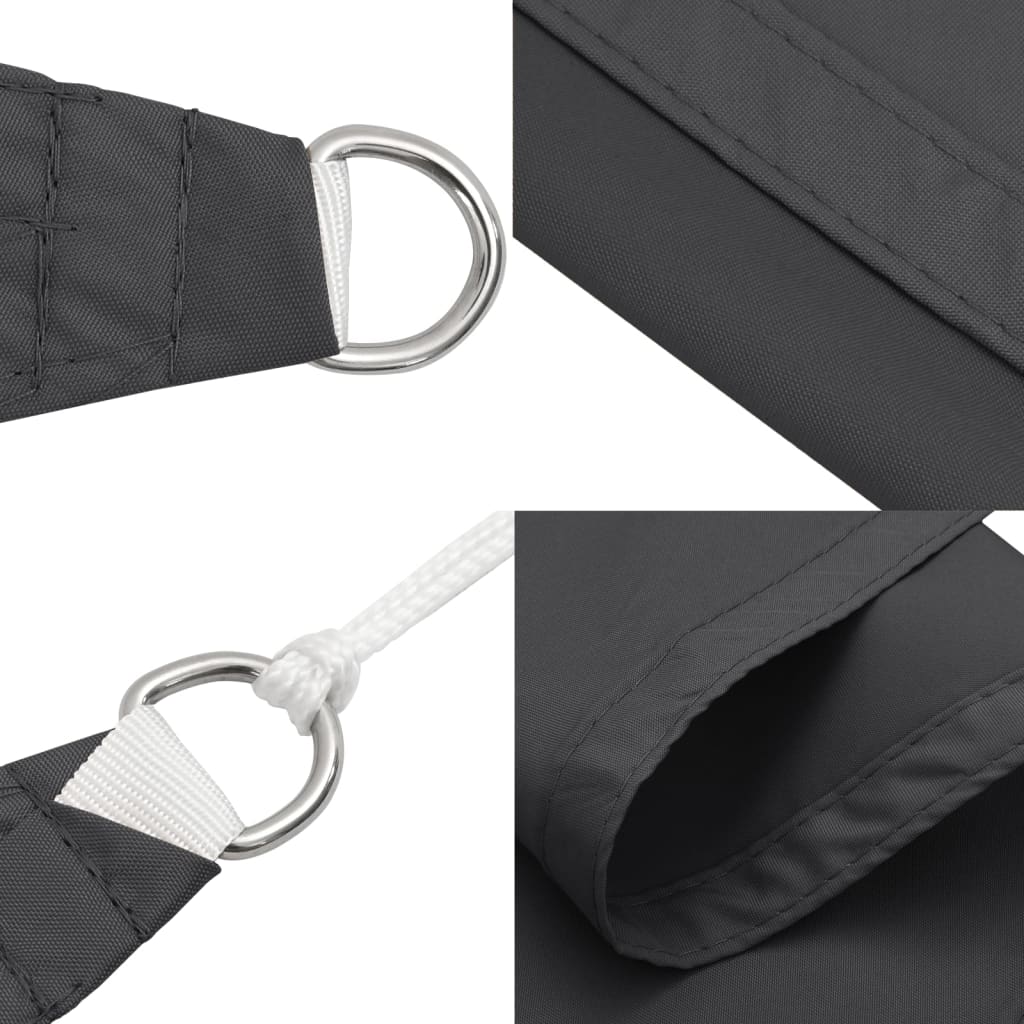 Sunshade Sail Oxford Fabric Rectangular 2.5x3 m Anthracite