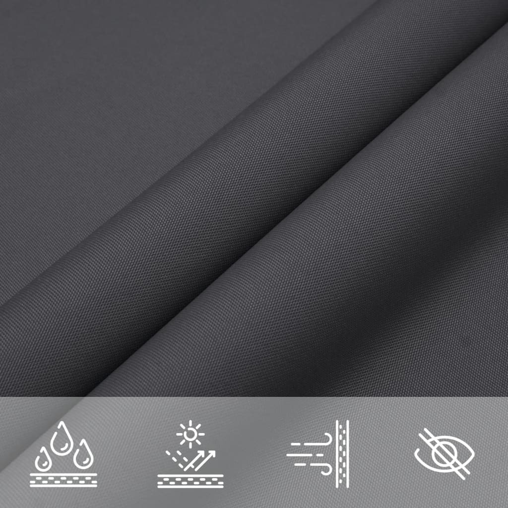 Sunshade Sail Oxford Fabric Rectangular 2.5x3 m Anthracite