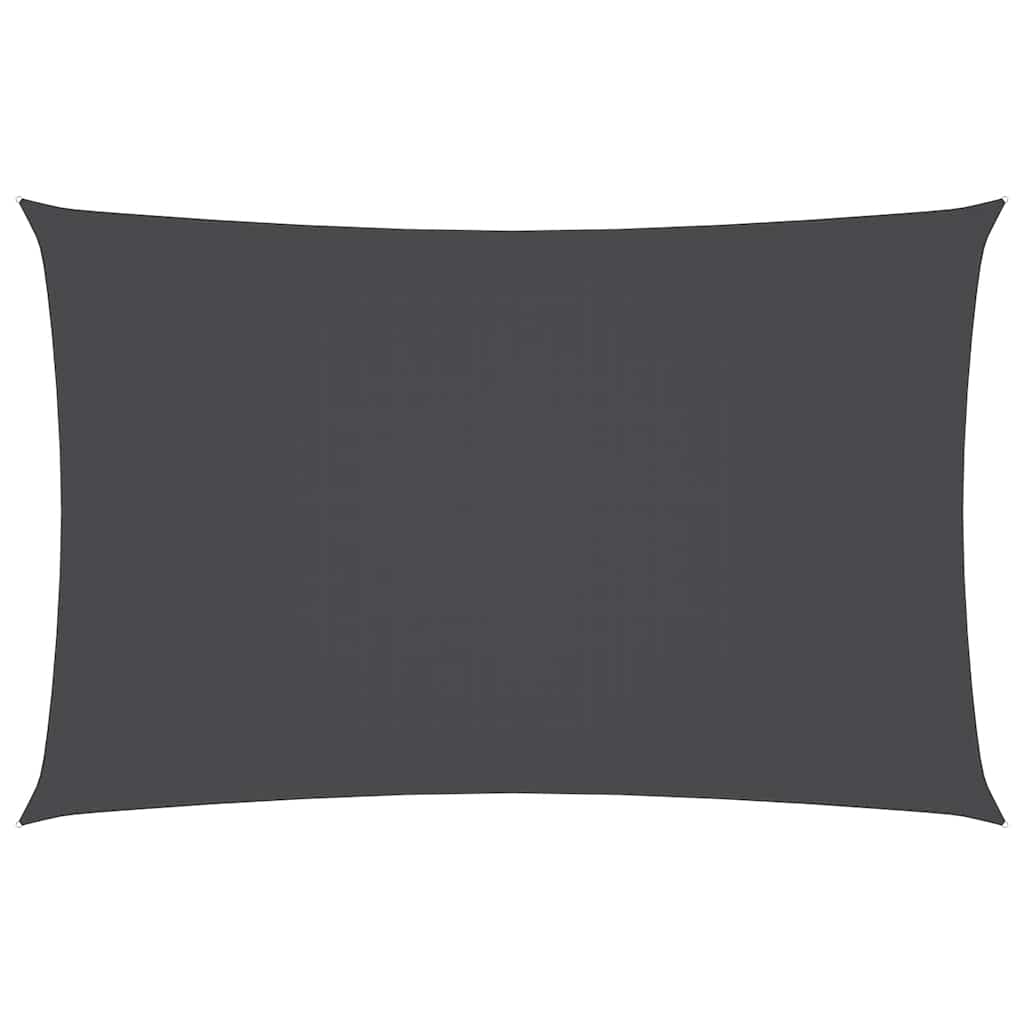 Sunshade Sail Oxford Fabric Rectangular 5x8 m Anthracite