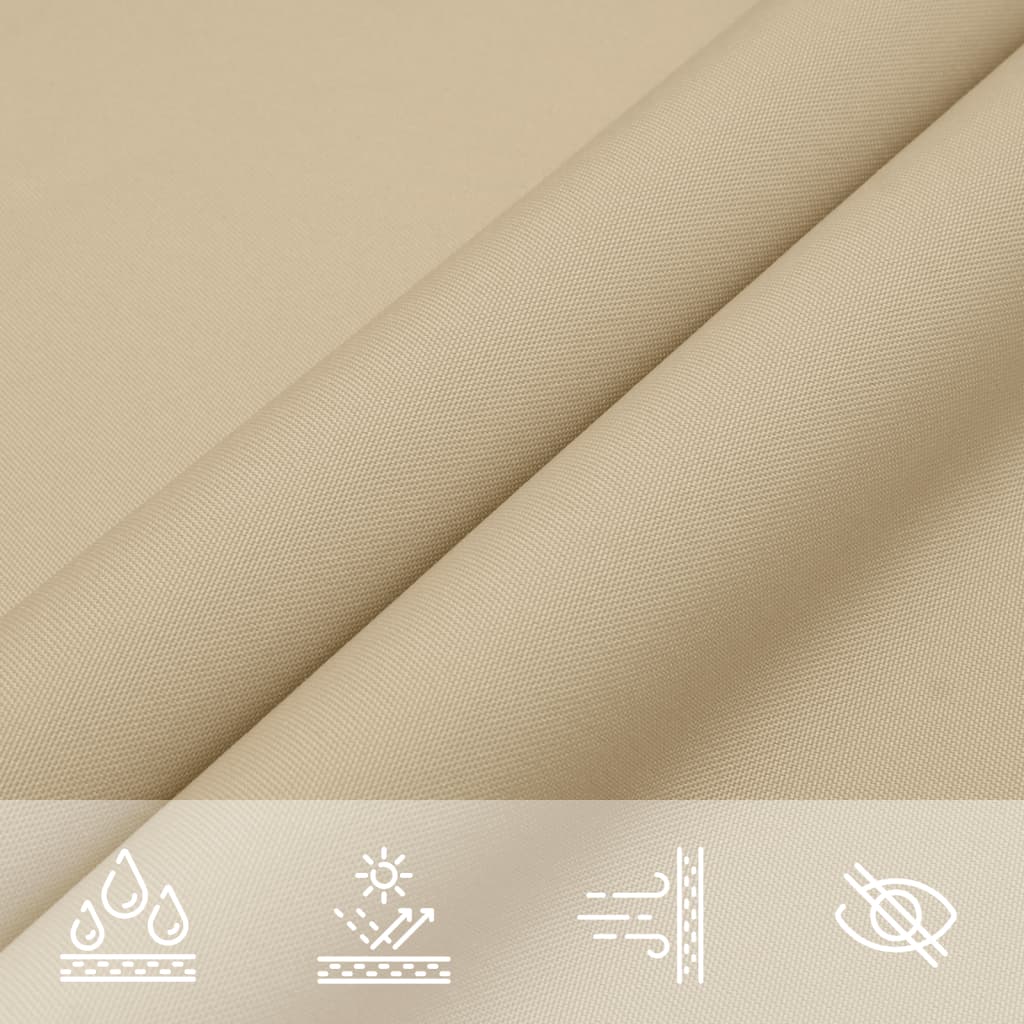 Sunshade Sail Oxford Fabric Square 4x4 m Beige