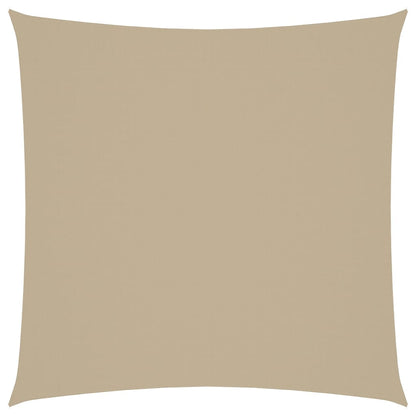 Sunshade Sail Oxford Fabric Square 5x5 m Beige