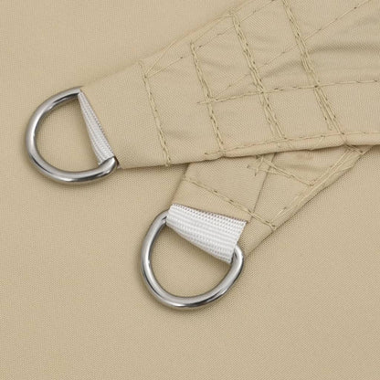 Sunshade Sail Oxford Fabric Triangular 3x4x5 m Beige