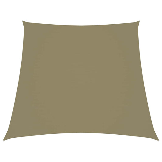 Sunshade Sail Oxford Fabric Trapezium 2/4x3 m Beige