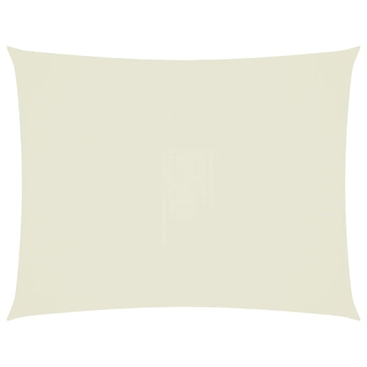 Sunshade Sail Oxford Fabric Rectangular 4x5 m Cream