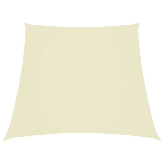 Sunshade Sail Oxford Fabric Trapezium 2/4x3 m Cream