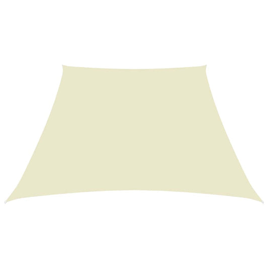 Sunshade Sail Oxford Fabric Trapezium 2/4x3 m Cream