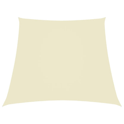 Sunshade Sail Oxford Fabric Trapezium 3/4x3 m Cream