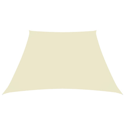 Sunshade Sail Oxford Fabric Trapezium 3/4x3 m Cream