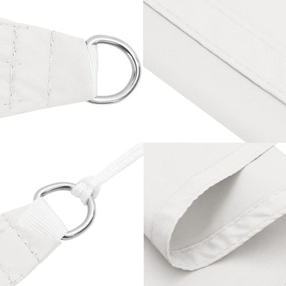 Sunshade Sail Oxford Fabric Rectangular 6x7 m White