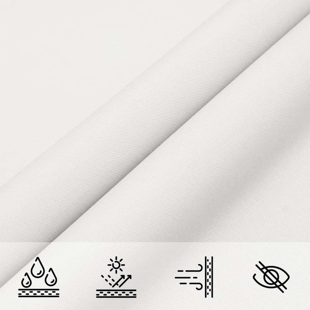 Sunshade Sail Oxford Fabric Rectangular 6x8 m White