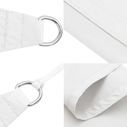 Sunshade Sail Oxford Fabric Triangular 4x4x4 m White