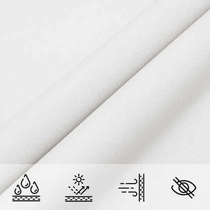 Sunshade Sail Oxford Fabric Triangular 4x4x5.8 m White