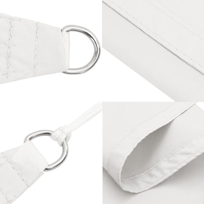 Sunshade Sail Oxford Fabric Triangular 5x7x7 m White
