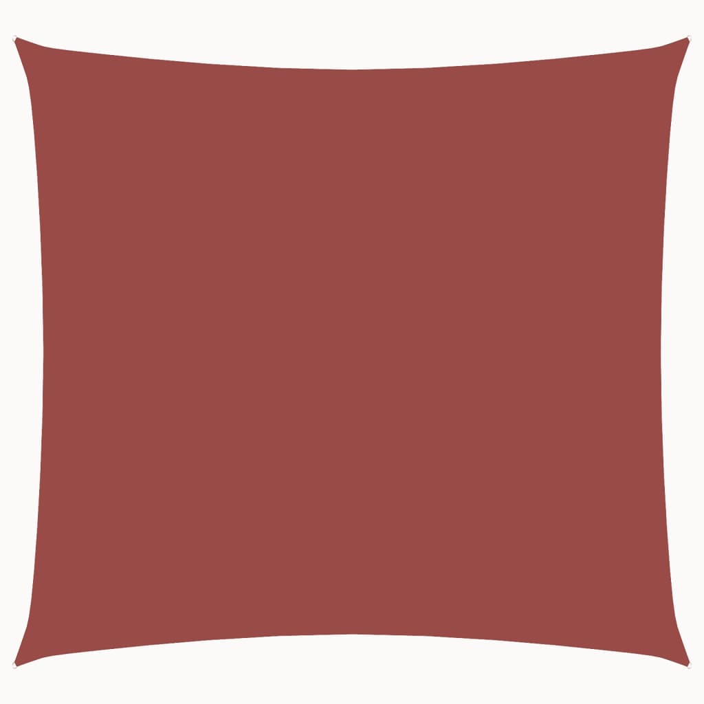 135363 vidaXL Sunshade Sail Oxford Fabric Square 7x7 m Terracotta
