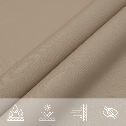 Sunshade Sail Oxford Fabric Square 4x4 m Taupe