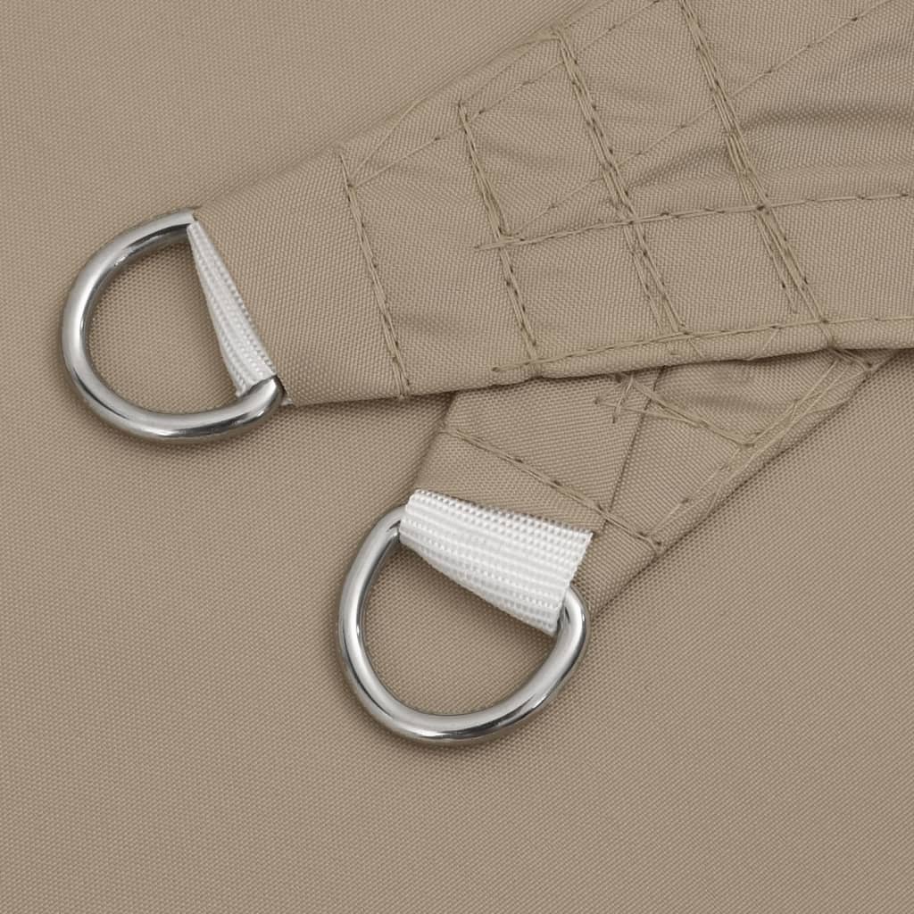Sunshade Sail Oxford Fabric Square 6x6 m Taupe