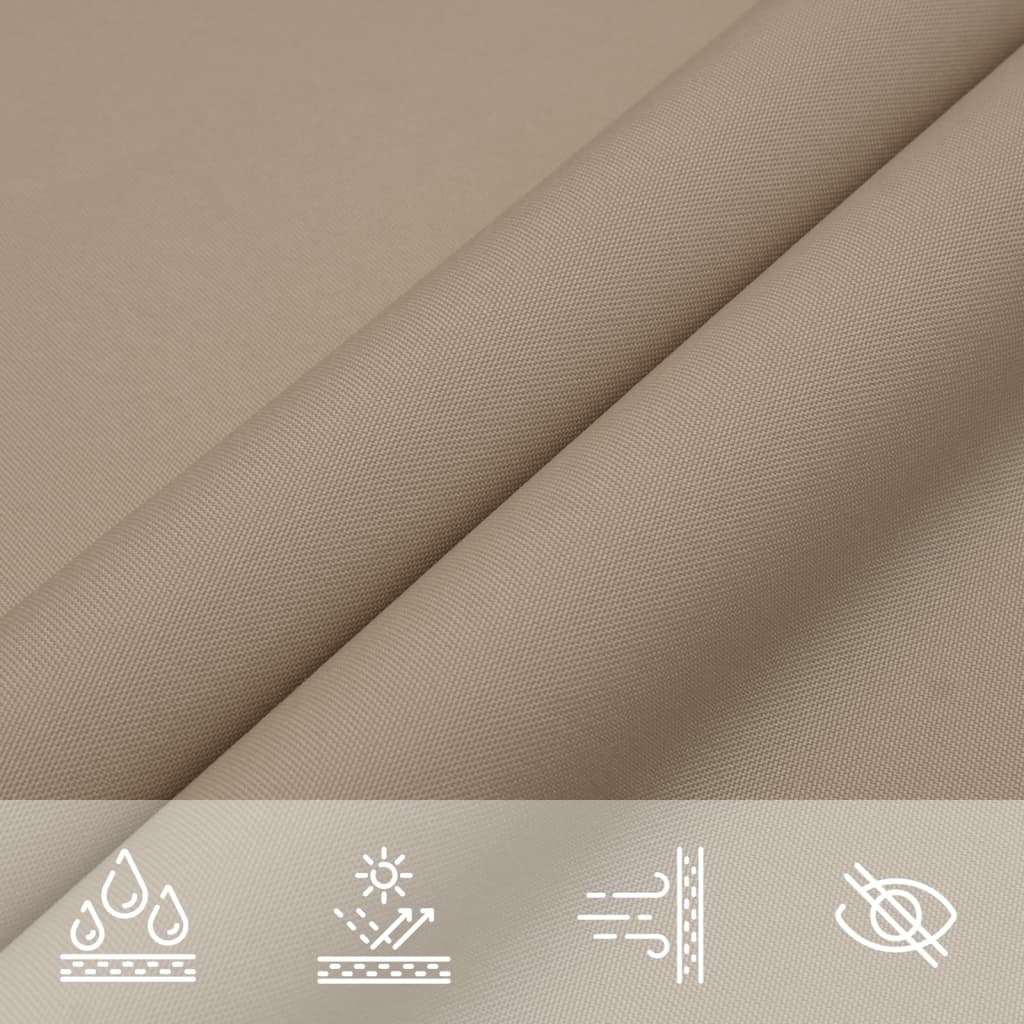 Sunshade Sail Oxford Fabric Rectangular 3.5x4.5 m Taupe