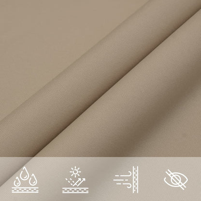 Sunshade Sail Oxford Fabric Rectangular 3.5x4.5 m Taupe