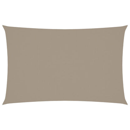 Sunshade Sail Oxford Fabric Rectangular 4x7 m Taupe