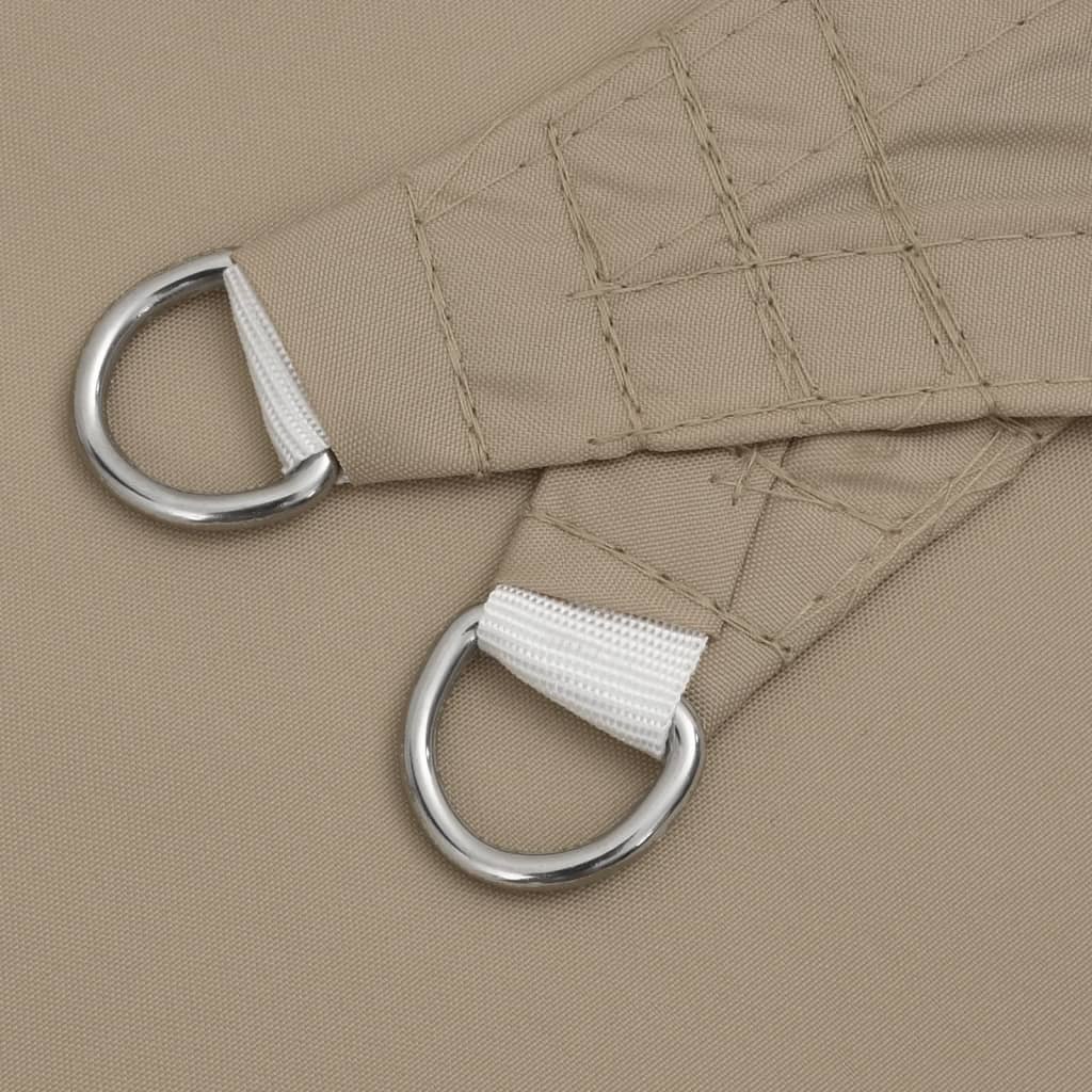 Sunshade Sail Oxford Fabric Triangular 2.5x2.5x3.5 m Taupe