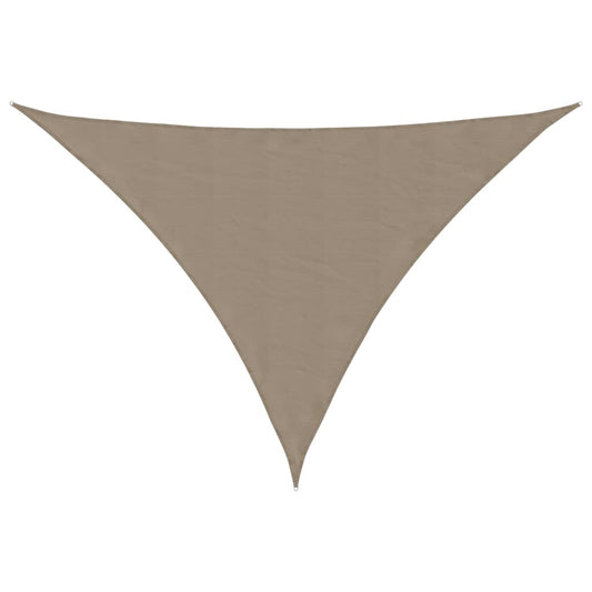 Sunshade Sail Oxford Fabric Triangular 3x3x4.24 m Taupe