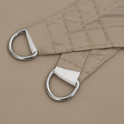 Sunshade Sail Oxford Fabric Triangular 3x4x5 m Taupe
