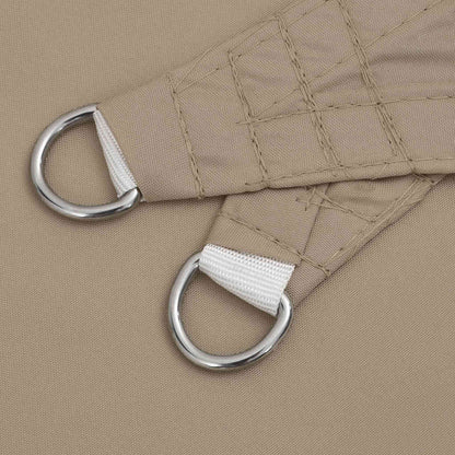 Sunshade Sail Oxford Fabric Triangular 3.5x3.5x4.9 m Taupe