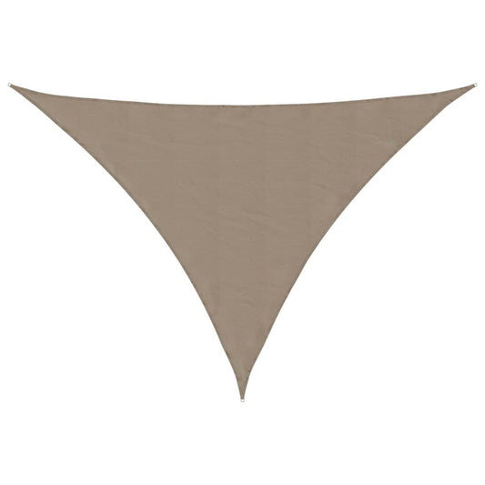 Sunshade Sail Oxford Fabric Triangular 4x4x5.8 m Taupe