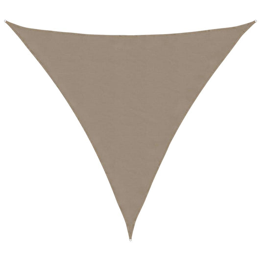 Sunshade Sail Oxford Fabric Triangular 4.5x4.5x4.5 m Taupe