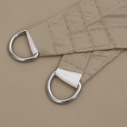Sunshade Sail Oxford Fabric Triangular 5x5x5 m Taupe
